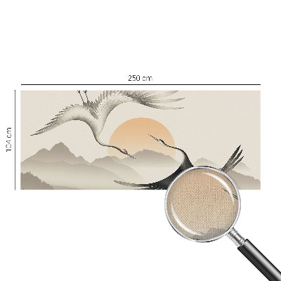 58D-Fototapete fürs Schlafzimmer Ostkräne