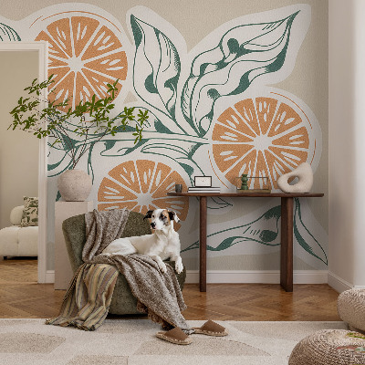 Hochwertige Bildtapete Fruchtmuster