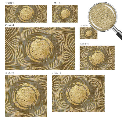 Selbstklebende Fototapete für die Wand mit strahlenden Linien