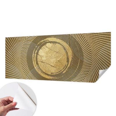 Selbstklebende Fototapete für die Wand mit strahlenden Linien