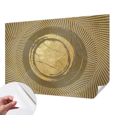 Selbstklebende Fototapete für die Wand mit strahlenden Linien