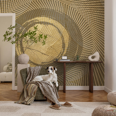 Selbstklebende Fototapete für die Wand mit strahlenden Linien