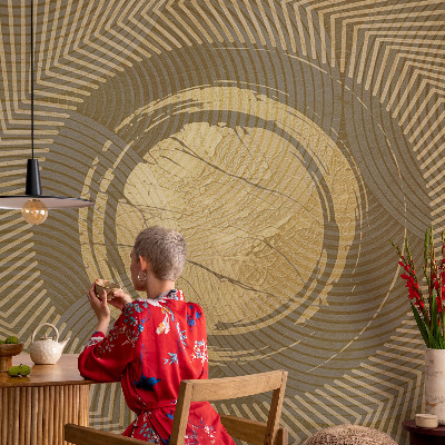 Selbstklebende Fototapete für die Wand mit strahlenden Linien
