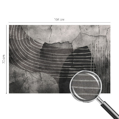 Selbstklebende Fototapete fürs Wohnzimmer mit abstrakten Linien als modernem Wandmotiv