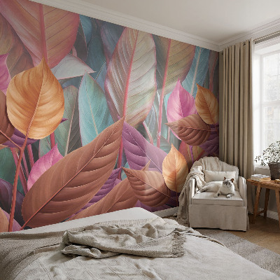 59D-Fototapete Bunte Blätter