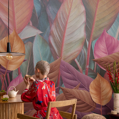 59D-Fototapete Bunte Blätter