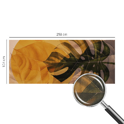 Fototapete in 3D-Optik Abstrakte Blätter