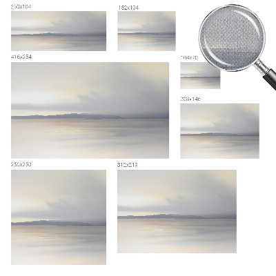 Selbstklebende Fototapete fürs Schlafzimmer mit einer harmonischen Landschaft als Motiv