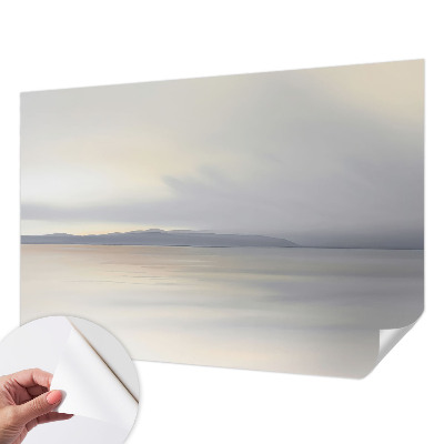 Selbstklebende Fototapete fürs Schlafzimmer mit einer harmonischen Landschaft als Motiv