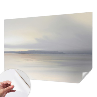 Selbstklebende Fototapete fürs Schlafzimmer mit einer harmonischen Landschaft als Motiv