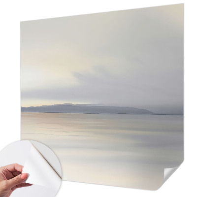 Selbstklebende Fototapete fürs Schlafzimmer mit einer harmonischen Landschaft als Motiv