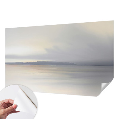 Selbstklebende Fototapete fürs Schlafzimmer mit einer harmonischen Landschaft als Motiv