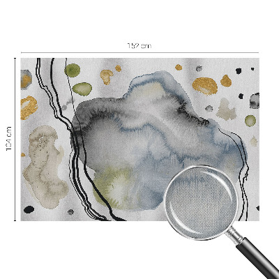 59D-Fototapete fürs Wohnzimmer Abstrakte Aquarellmalerei