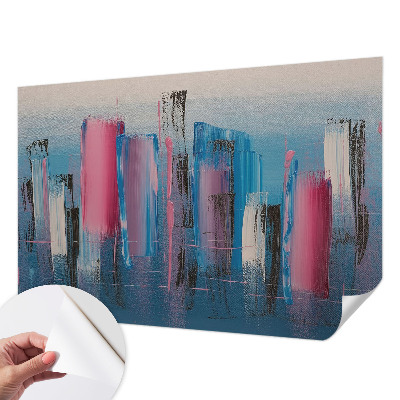 Moderne Fototapete nach Maß mit abstrakten Streifen