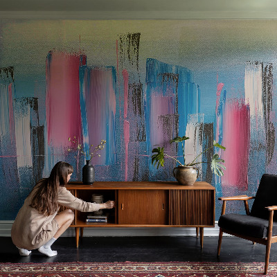 Moderne Fototapete nach Maß Abstrakte Streifen