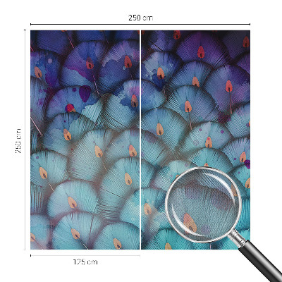 Fototapete nach Maß Bunte Federn