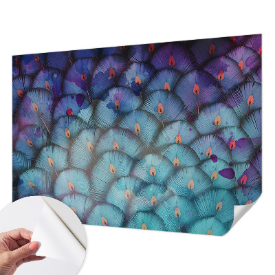 Fototapete nach Maß Bunte Federn