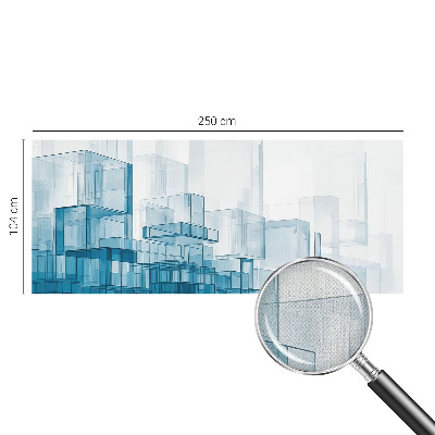 59D-Fototapete fürs Schlafzimmer Transparente Würfel