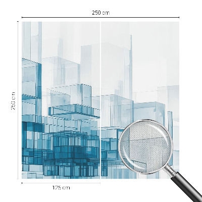 59D-Fototapete fürs Schlafzimmer Transparente Würfel