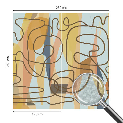 Motivtapete nach Maß Abstrakte Formen