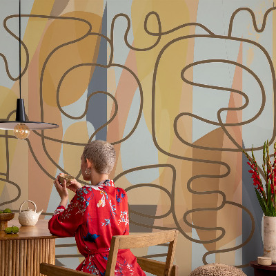 Motivtapete nach Maß Abstrakte Formen