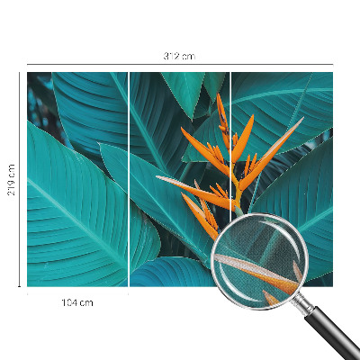 Motivtapete fürs Wohnzimmer Laubblüten