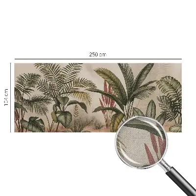 Selbstklebende Fototapete für die Wand mit Pflanzenmotiv