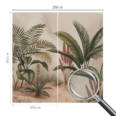 Selbstklebende Fototapete für die Wand Pflanzenmotiv