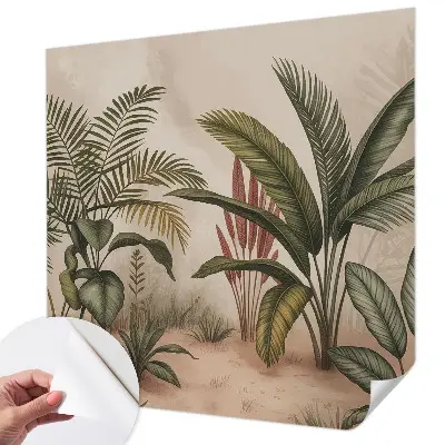 Selbstklebende Fototapete für die Wand mit Pflanzenmotiv