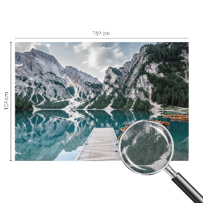 Selbstklebende Fototapete mit Bergpanorama