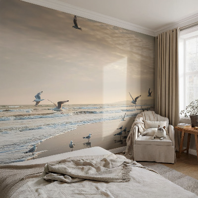 Vintage tapete Ruhe am Meer