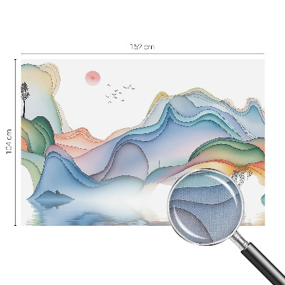 Selbstklebende Fototapete fürs Wohnzimmer mit einer Traumlandschaft