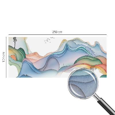 Selbstklebende Fototapete fürs Wohnzimmer mit einer Traumlandschaft