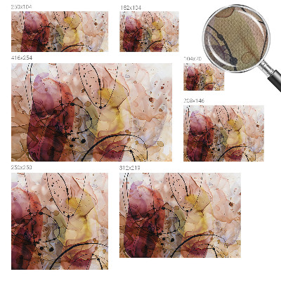 Fototapete in 3D-Optik mit abstraktem Harmoniemotiv