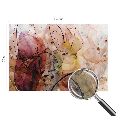 Fototapete in 3D-Optik mit abstraktem Harmoniemotiv
