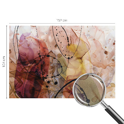 Fototapete in 3D-Optik mit abstraktem Harmoniemotiv