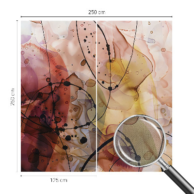 Fototapete in 3D-Optik mit abstraktem Harmoniemotiv