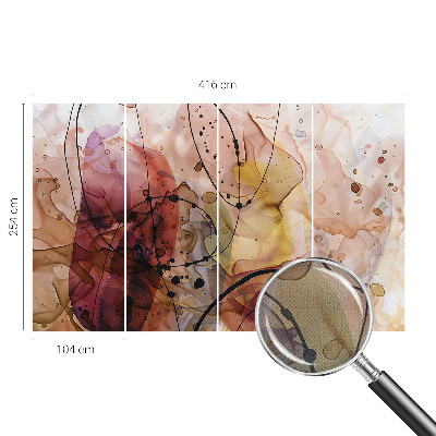 Fototapete in 3D-Optik mit abstraktem Harmoniemotiv