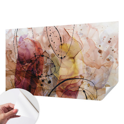 Fototapete in 3D-Optik mit abstraktem Harmoniemotiv