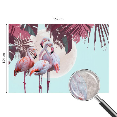 60D-Fototapete mit Motiv exotischer Vögel