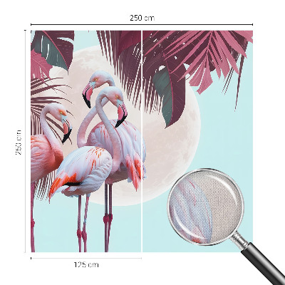 60D-Fototapete mit Motiv exotischer Vögel