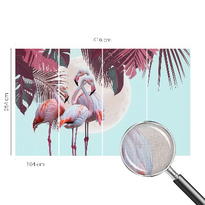 60D-Fototapete Exotische Vögel