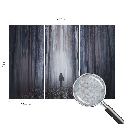 Selbstklebende Fototapete fürs Kinderzimmer Stille des Waldes