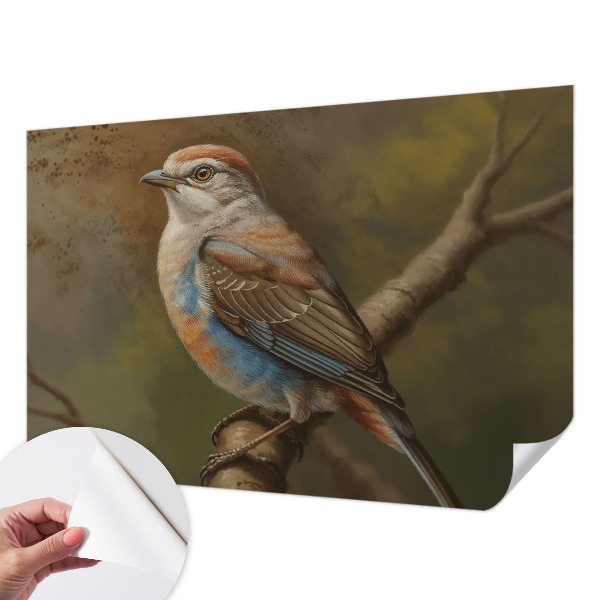 60D-Fototapete fürs Wohnzimmer Vogelporträt