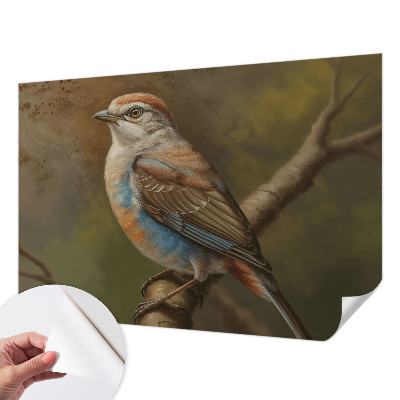 60D-Fototapete fürs Wohnzimmer Vogelporträt