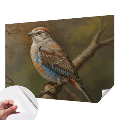 60D-Fototapete fürs Wohnzimmer Vogelporträt