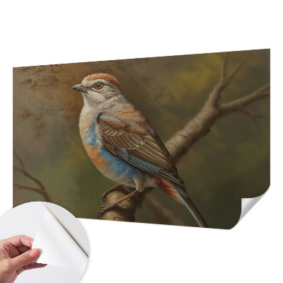 60D-Fototapete fürs Wohnzimmer Vogelporträt