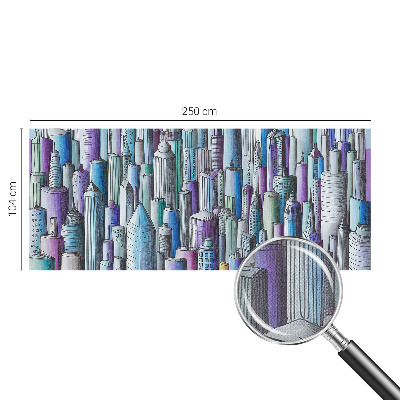 Fototapete nach Maß Wolkenkratzer der Stadt