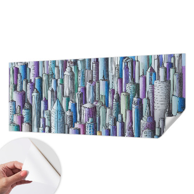 Fototapete nach Maß Wolkenkratzer der Stadt