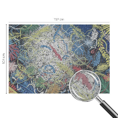 Motivtapete fürs Wohnzimmer Pflanzenwirbel